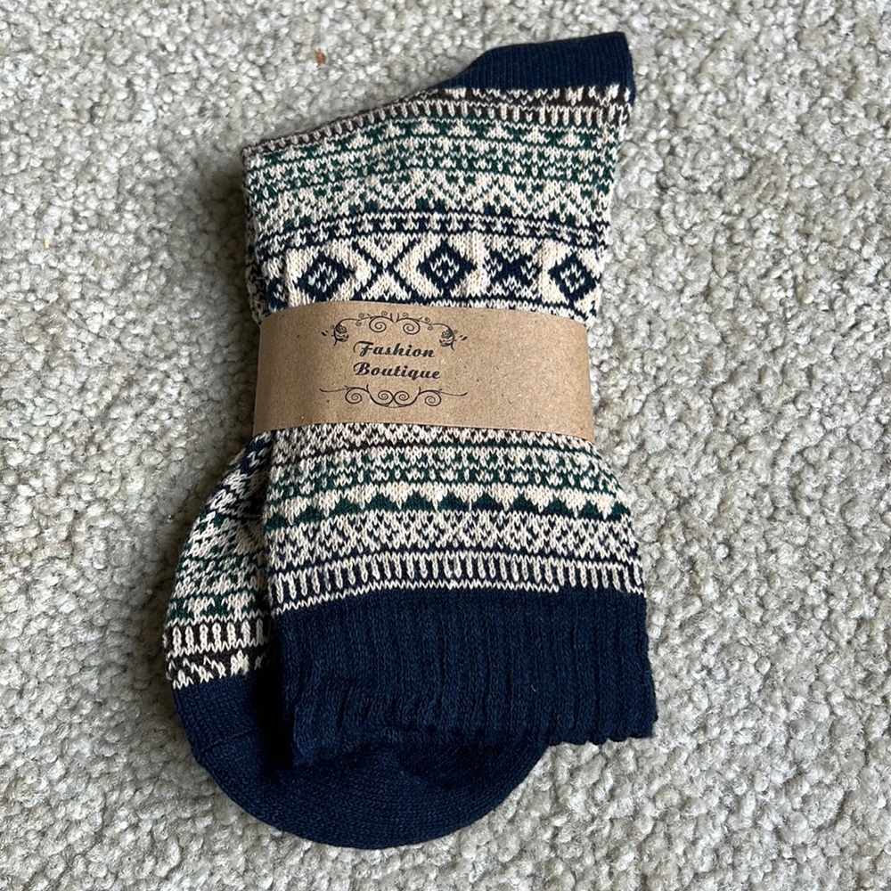 Wool blend socks
